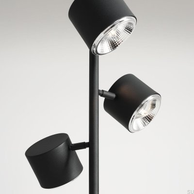 Luminária Pendente Bot 3 Metal Preta