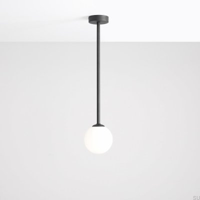 Luminária de teto Pinne Medium Metal Black
