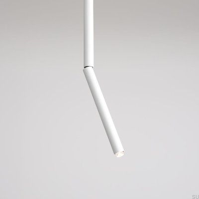 Luminária de teto longa de metal Stick All, branca