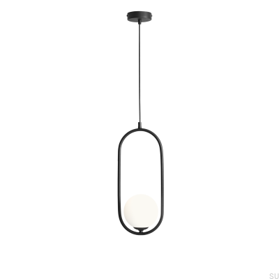Luminária Pendente Riva Metal Preta
