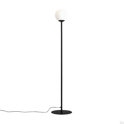 Luminária de chão Pinne Metal Preto
