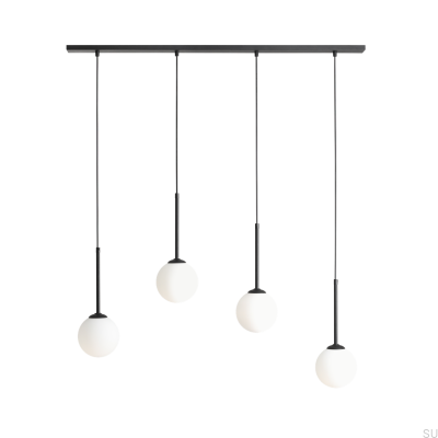 Luminária Pendente Bosso 4 Metal Preta