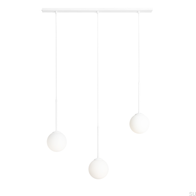 Luminária Pendente Bosso 3 Metal Branca