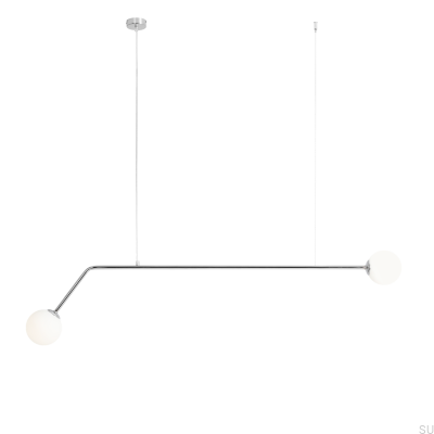 Luminária pendente Pure Metal Prata Cromado