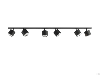 Luminária de Teto Bot 6 (3x2) Metal Preto