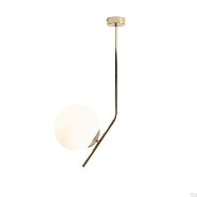 Luminária de teto Gallia Metal Gold