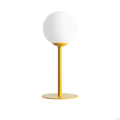 Luminária de mesa Pinne Metal Mostarda