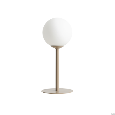 Luminária de mesa Pinne Metal Bege