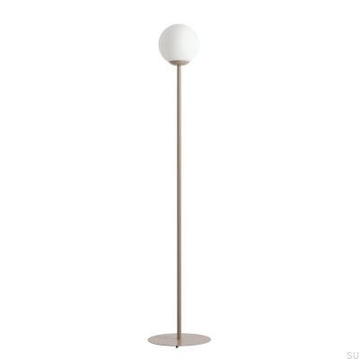 Luminária de chão Pinne Metal Bege