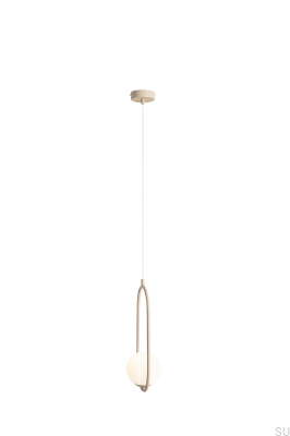 Luminária Pendente Riva Metal Bege