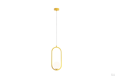 Luminária Pendente Riva Metal Mostarda