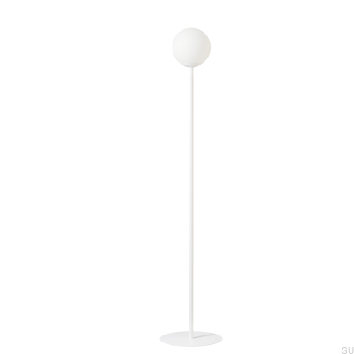 Luminária de chão Pinne Metal Branco