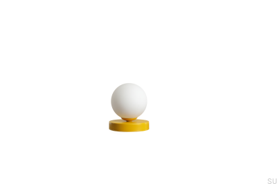 Luminária de mesa Ball S Metal Mostarda