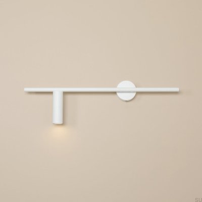 Luminária de parede Trevo Metal Branca (Esquerda)