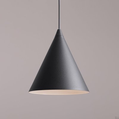 Luminária Pendente Form Metal Preta