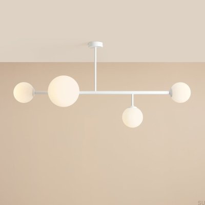 Luminária de Teto Dione 4 Metal Branco