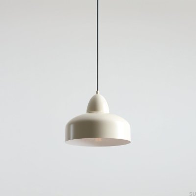 Luminária Pendente Como Metal Creme