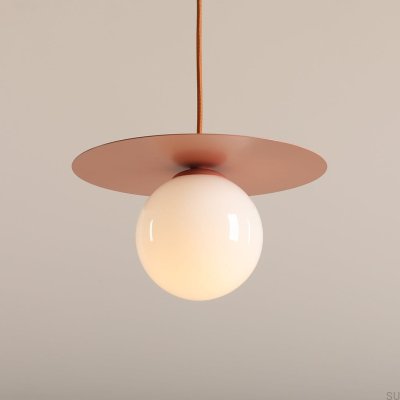 Luminária Pendente Loop S Metal Coral