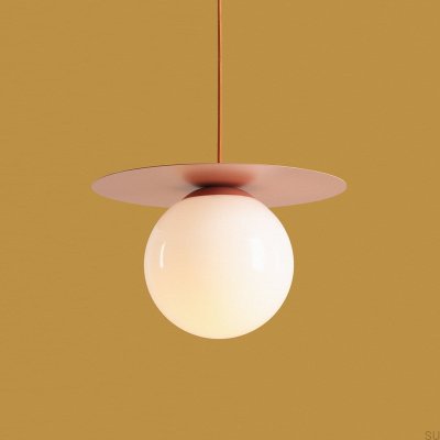 Luminária Pendente Loop M Metal Coral