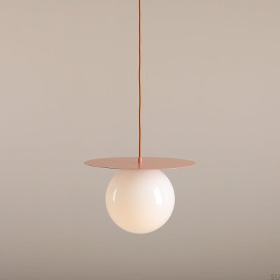 Luminária suspensa Loop L Metal Coral