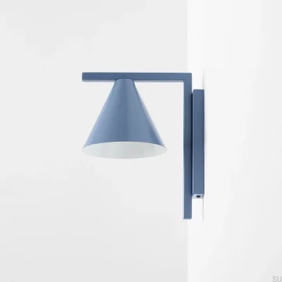 Luminária de parede Form Metal Azul