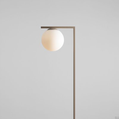 Luminária de Piso Zac Metal Bege