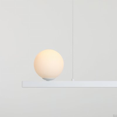 Luminária pendente Garda 4 Metal Branco