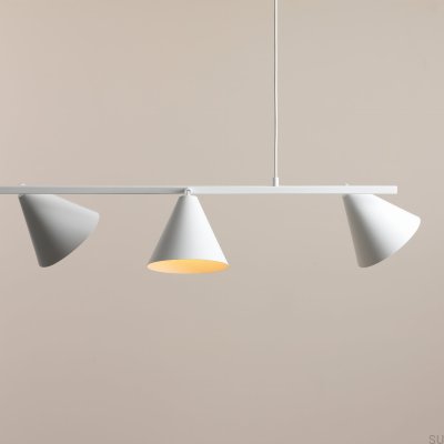 Luminária pendente Form 4 Metal Branco