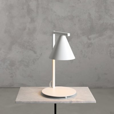 Luminária de mesa Form Metal Branco