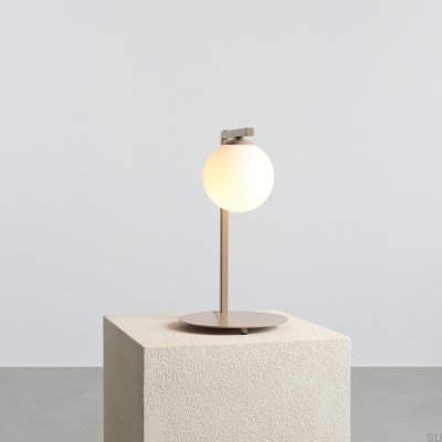Luminária de mesa Zac Metal Bege
