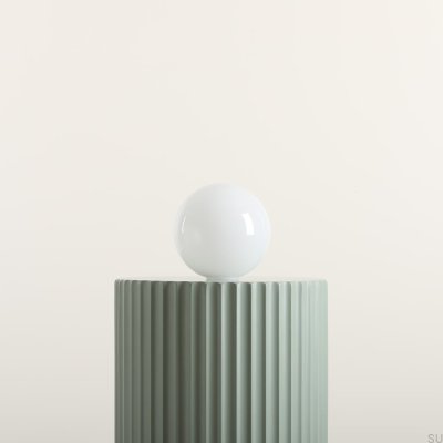 Abajur 14 Branco Brilhante