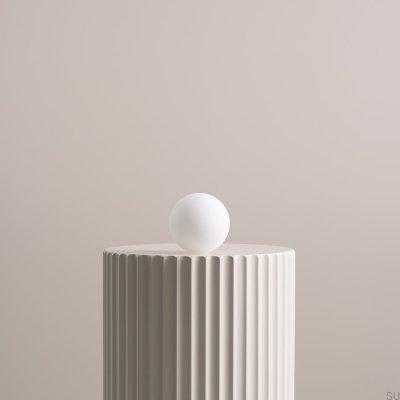 Abajur 9 Branco Fosco