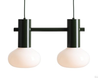 Luminária Pendente Flo 2 S Metal Verde