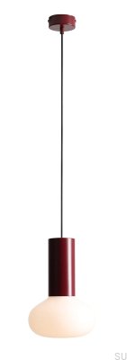 Luminária Pendente Flo S Metal Vermelha