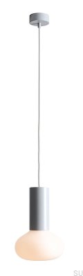 Luminária Pendente Flo S Metal Cinza