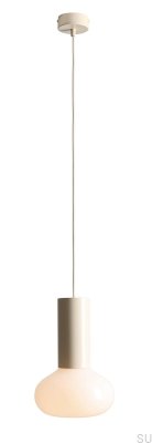 Luminária Pendente Flo S Metal Creme