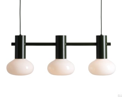 Luminária Pendente Flo 3 S Metal Verde