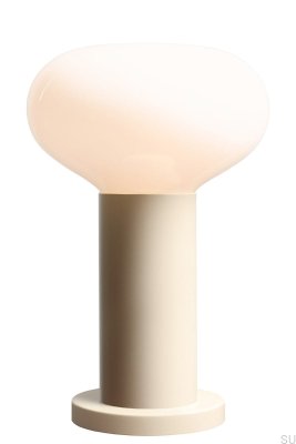 Luminária de mesa Flo S Metal Creme