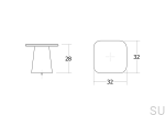 0638032Z618--Gałka-meblowa-Prism-Złota-Szczotkowana-Cava-Viefe-Skandynawskie-Uchwyty