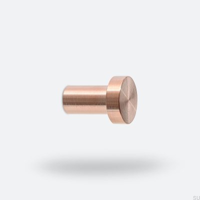 Cabide de parede Nena S W Cobre, escovado sem pintura