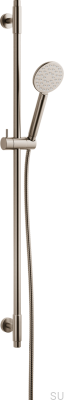 Trilho de chuveiro com suporte de parede ajustável ARM100 Latão Niquelado Escovado