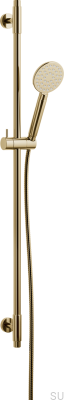 Trilho de chuveiro com suporte de parede ajustável ARM100 Latão Mel Dourado