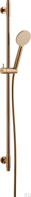Trilho de chuveiro com suporte de parede ajustável ARM100 Latão polido sem laca