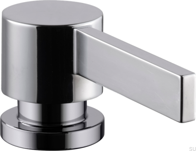 Dispensador de sabão em latão prateado cromado ARM228