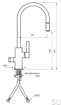 9423493--Bateria-kuchenna-z-zaworem-do-zmywarki-ARM885-Mosiężna-Srebrna-Chromowana-Tapwell-Skandynawskie-Uchwyty_2