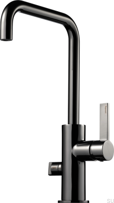 Torneira de cozinha com válvula para lava-louças ARM984 Latão Preto Cromado