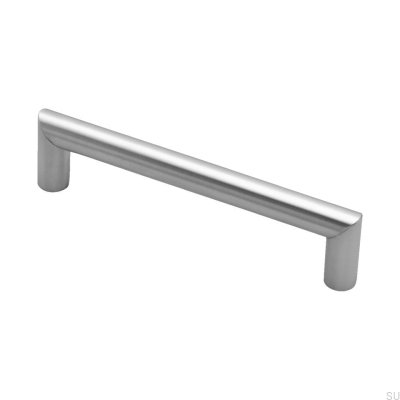 Puxador de móvel oblongo Padrão 1021 128 Silver Steel