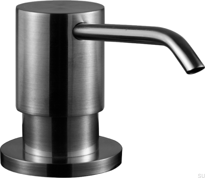Dispensador de Sabão BI228 Latão Preto Cromado Escovado