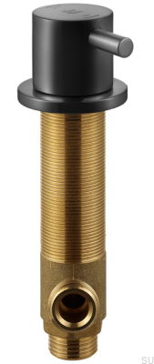 Válvula de corte para lava-louças BI284 latão preto fosco