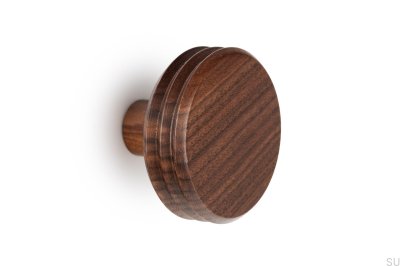 Cabide de parede de madeira de nogueira Pulse 90